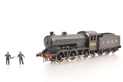 Lot 496 - Unknown Make 0 Gauge Finescale Kitbuilt 0-6-0 Loco & Tender LNER J Class