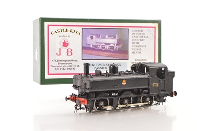 Lot 528 - Castle Kits 0 Gauge Finescale Kitbuilt Ref: CK1 0-6-0 Pannier Tank Loco BR black class 6400