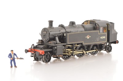Lot 533 - Kitbuilt 0 Gauge Finescale 2-6-2 BR lined black Ivatt class 2 Tank Loco