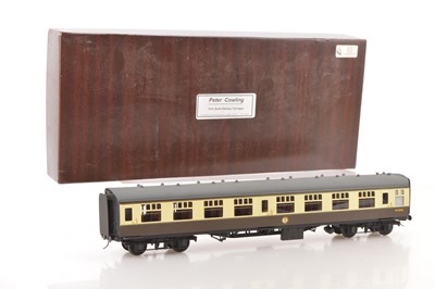 Lot 543 - Peter Cowling 0 Gauge Finescale 0 Gauge BR Mk1 Western region Brown & Cream Passenger coach