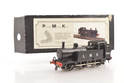 Lot 544 - PMK 0 Gauge Finescale Kitbuilt 0-6-0 LMS black class 3F Jinty Tank Loco
