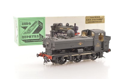 Lot 557 - Zero Zephyrs 0 Gauge  Finescale 0 Gauge Kitbuilt 0-6-0 BR black Pannier Tank Loco