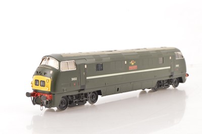 Lot 574 - Kitbuilt 0 Gauge Finescale Warship class Diesel Locomotive in BR green 'Onslaught'