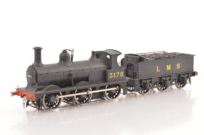 Lot 583 - Unknown make 0 Gauge Finescale Kitbuilt 0-6-0 Loco & Tender LMS black Johnson class 3F