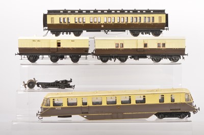 Lot 584 - Metamodels/ Cavalier and other commercial Manufacturers 0 Gauge Finescale mixed group of GWR Kit Built items (4)