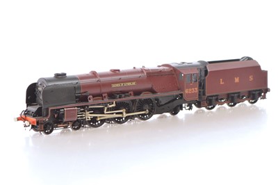 Lot 606 - David Andrews 2-Rail Finescale 0 Gauge Kitbuilt by G Varley Stanier 7P LMS Coronation 6233 "Duchess Of Sutherland" LMS Crimson Lake 4-6-2 Locomotive and 4000 gal Tender