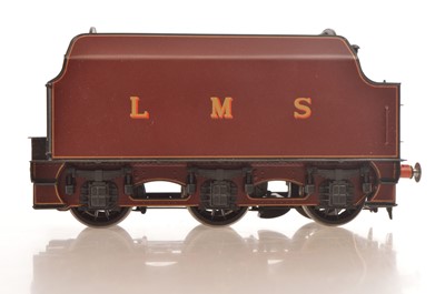 Lot 606 - David Andrews 2-Rail Finescale 0 Gauge Kitbuilt by G Varley Stanier 7P LMS Coronation 6233 "Duchess Of Sutherland" LMS Crimson Lake 4-6-2 Locomotive and 4000 gal Tender