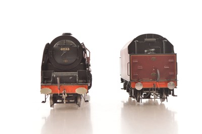 Lot 606 - David Andrews 2-Rail Finescale 0 Gauge Kitbuilt by G Varley Stanier 7P LMS Coronation 6233 "Duchess Of Sutherland" LMS Crimson Lake 4-6-2 Locomotive and 4000 gal Tender