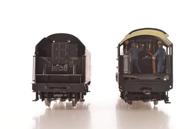 Lot 606 - David Andrews 2-Rail Finescale 0 Gauge Kitbuilt by G Varley Stanier 7P LMS Coronation 6233 "Duchess Of Sutherland" LMS Crimson Lake 4-6-2 Locomotive and 4000 gal Tender