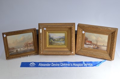 Lot 13 - Three paintings