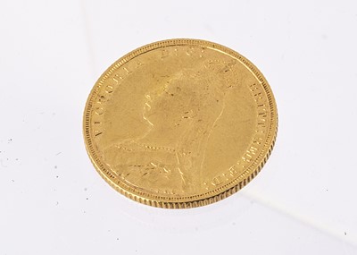 Lot 9 - A Victorian full gold sovereign