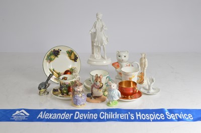 Lot 26 - An assortment of mostly English ceramics