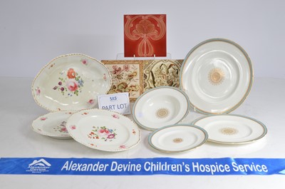 Lot 38 - A large collection of china and nine tiles