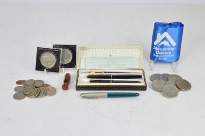 Lot 46 - Parker pens, crowns, seal
