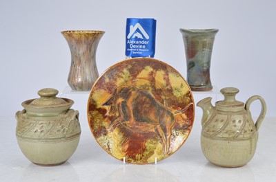 Lot 50 - An assortment of stoneware items