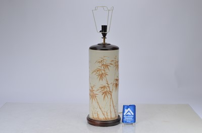 Lot 55 - Japanese style ceramic table lamp