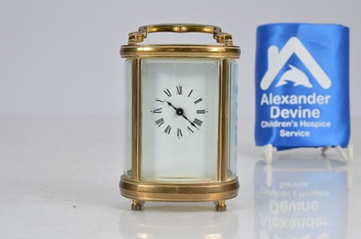 Lot 73 - Miniature carriage clock