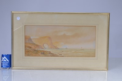 Lot 102 - A watercolour illegibly signed