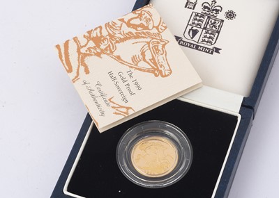 Lot 19 - A Royal Mint Elizabeth II proof half gold sovereign
