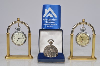 Lot 146 - Two vintage Smiths pocket watches and another modern example