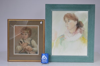 Lot 155 - Two portraits