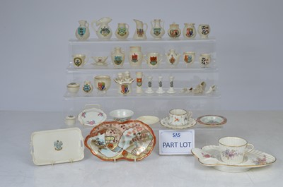 Lot 164 - A good collection of crested china