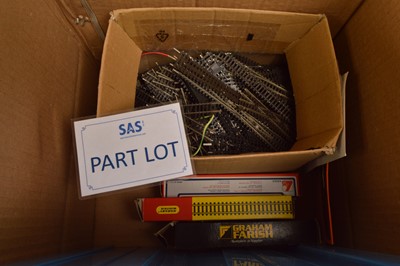 Lot 2 - Peco Lima and other N gauge track buildings and accessories (qty in 1 box)