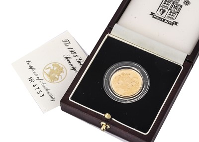Lot 25 - A Royal Mint Elizabeth II gold proof full sovereign