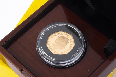 Lot 26 - A Royal Mint 2018 Paddington At The Station gold proof 50 pence coin