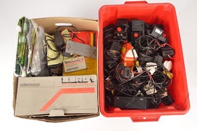 Lot 66 - Hornby Controllers Transformers and Track Mats (64)