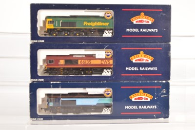 Lot 78 - Bachmann 00 gauge Class 66 Locomotives (3)