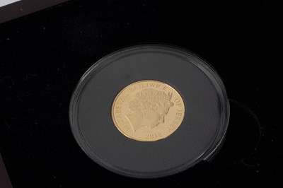 Lot 34 - An Elizabeth II Jersey 9ct gold proof one penny coin