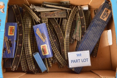 Lot 109 - Hornby-Dublo 3- Rail Train Set Locomotives and Coaches with Goods Rolling Stock Buildings and Accessories and Track (qty in 5 boxes)