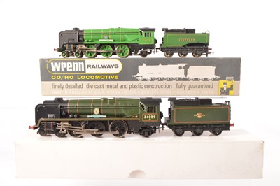 Lot 114 - Wrenn 00 Gauge boxed and unboxed rebuilt West Country and Battle of Britain Class Steam Locomotives and Tenders (2)