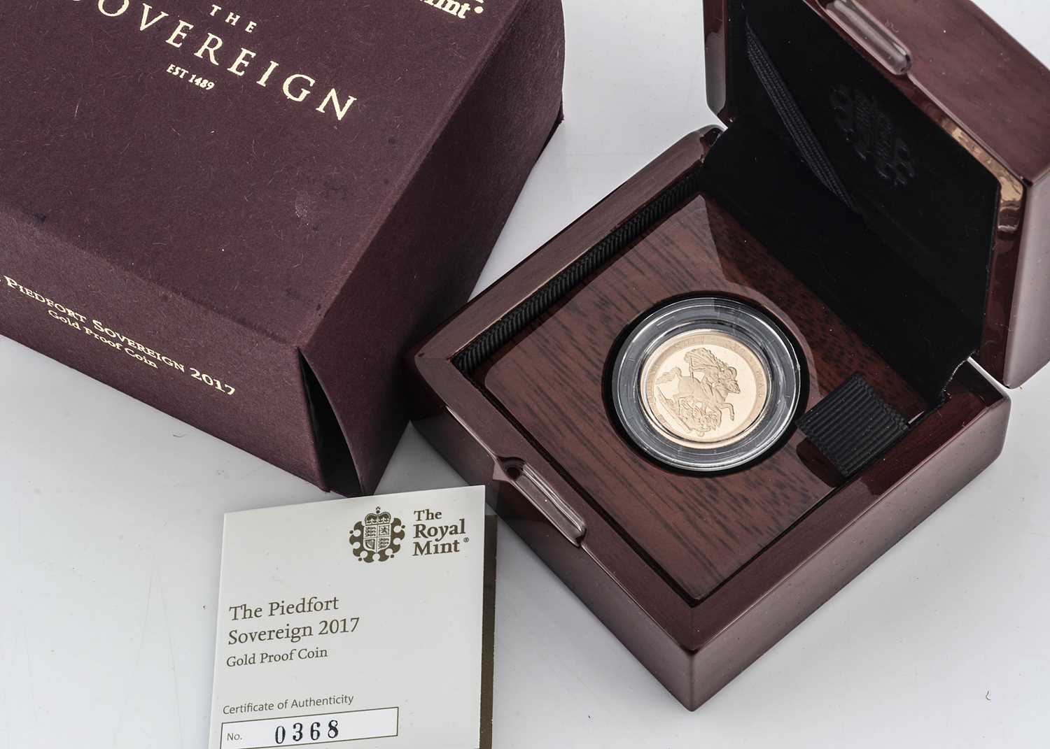 Lot 35 - A Royal Mint Elizabeth II gold piedfort proof full sovereign