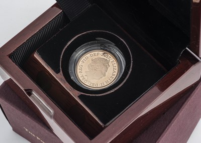 Lot 35 - A Royal Mint Elizabeth II gold piedfort proof full sovereign
