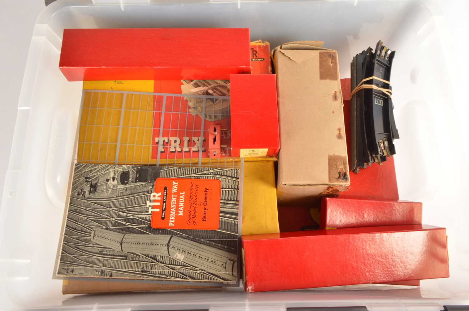 Lot 154 - Trix 00 Gauge Train Set including Locomotives Passenger and Goods Rolling stock Accessories and Manyways Station (qty)