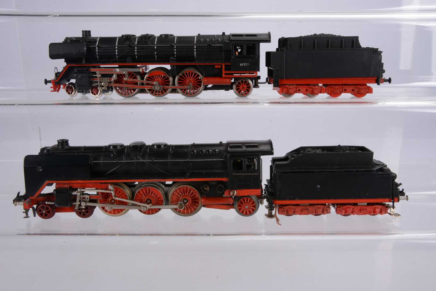 Lot 160 - Trix HO Gauge DB black 4-6-2 Steam Locomotives and Tenders