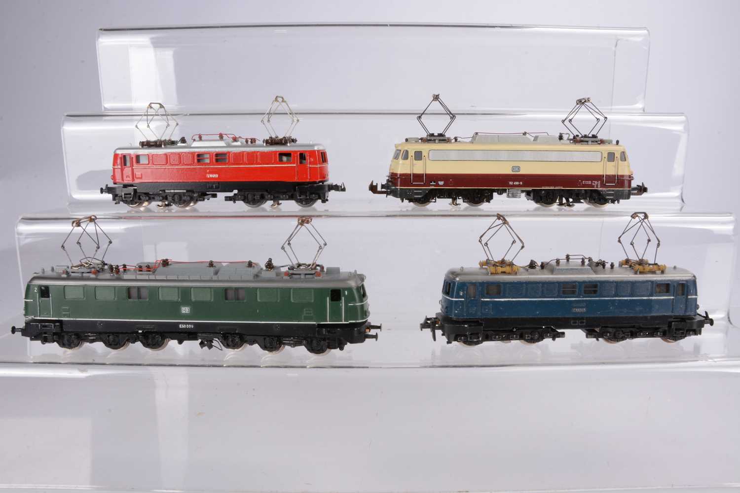 Lot 168 - Trix HO Gauge DB Electric Twin Pantograph Locomotives(4)