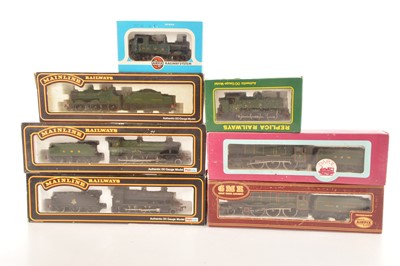 Lot 211 - Mainline Airfix and other Great Western steam locomotives 00 gauge  in original boxes fitted with decoders (7)