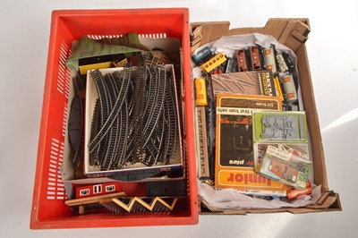 Lot 236 - Lima Hornby and other Locomotives rolling stock track and accessories 00 gauge (qty in 2 boxes)