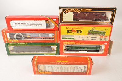 Lot 281 - Hornby Tri-ang Mainline 00 gauge Diesel & Electric Locomotives in original boxes  (7)