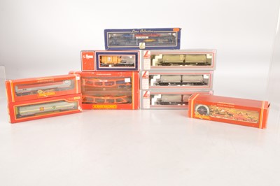 Lot 289 - Hornby Lima freight wagons 00 gauge in original boxes (9)