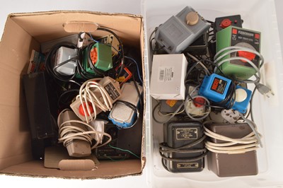 Lot 297 - Tri-ang Dublo Lima Hornby and other controllers and transformers (20 )