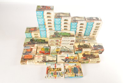 Lot 316 - Airfix 00 gauge unopened unbuilt Locomotive wagon and Lineside kits in original packaging (54)