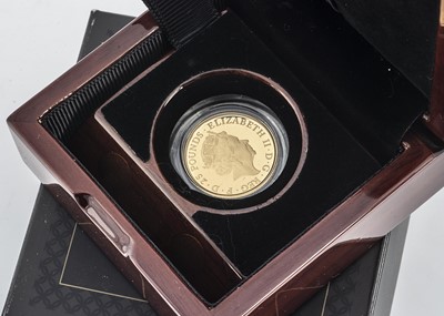 Lot 57 - A Royal Mint Elizabeth II The Queen's Beasts UK Quarter Ounce Gold Proof Coin