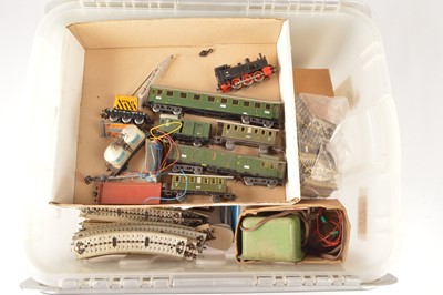 Lot 338 - Marklin Fleischmann Locomotive Coaches Wagons and track H0 gauge (qty in 1 box)