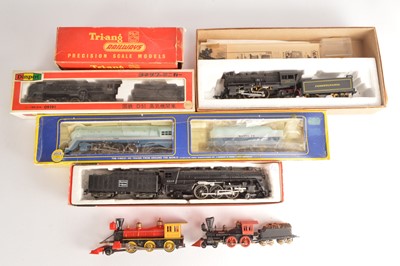 Lot 349 - AHM Jouef Diapet and other American outline H0 gauge Locomotives  (6)