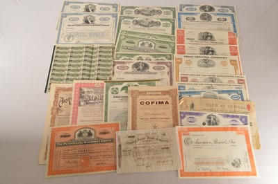 Lot 358 - A collection of 20th Century Common Stock certificates (25)