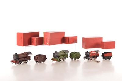 Lot 419 - Hornby 0 Gauge Group of LNER & LMS Post War Clockwork Locomotives (3) 